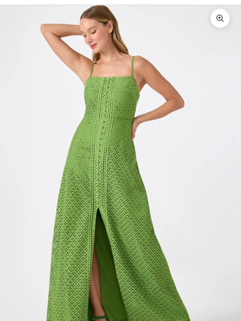 Trina Turk Akumi Sleeveless Lace Maxi Dress